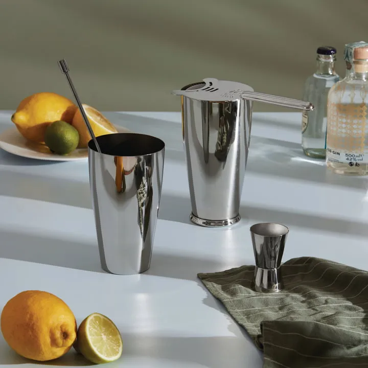 Alessi - L 865 Carafe à mesurer, 4 cl, acier inoxydable