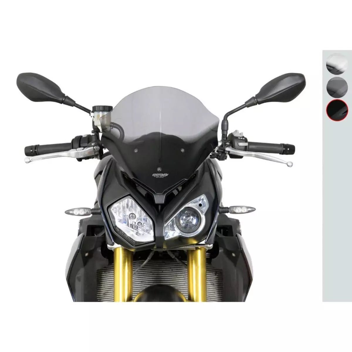 Bulle MRA Tourisme Noir BMW S1000R - Bulle