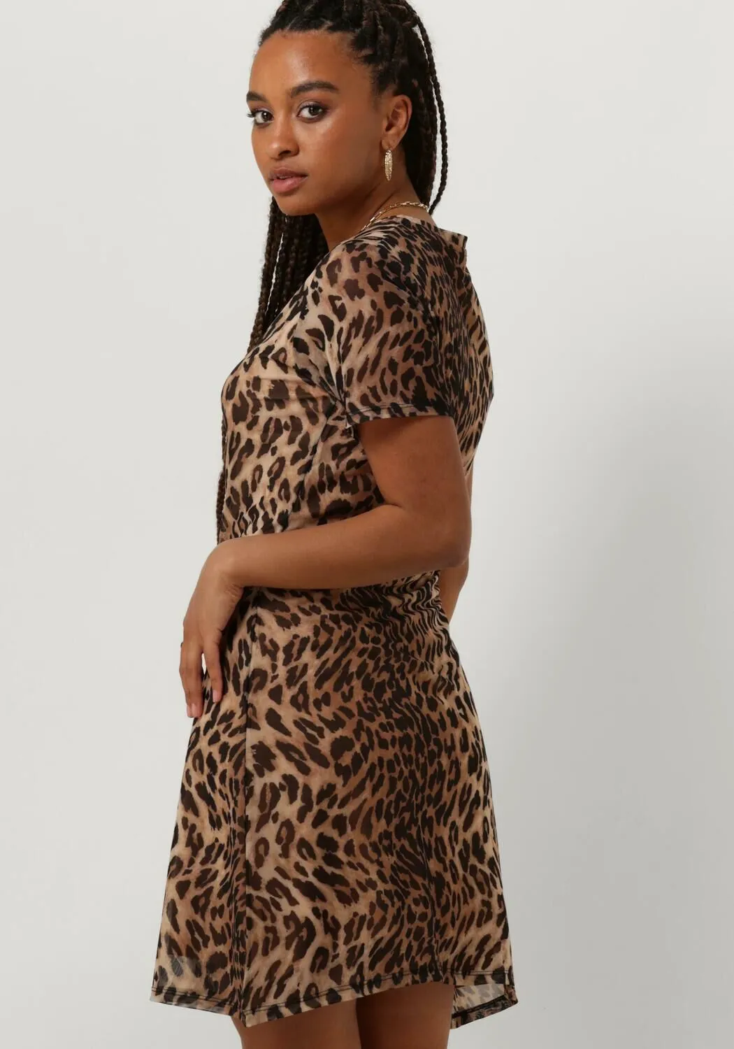 catwalk junkie mini robe dr felina en beige