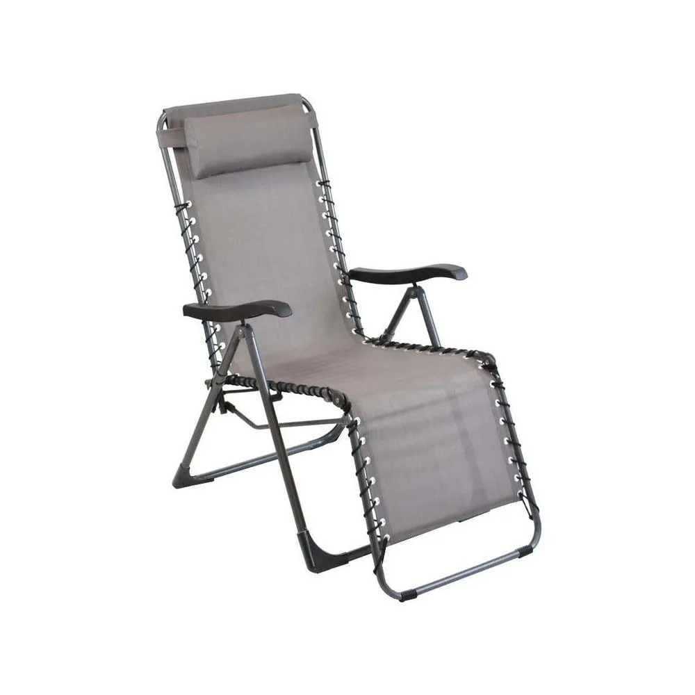 Fauteuil de terrasse relax néo gris