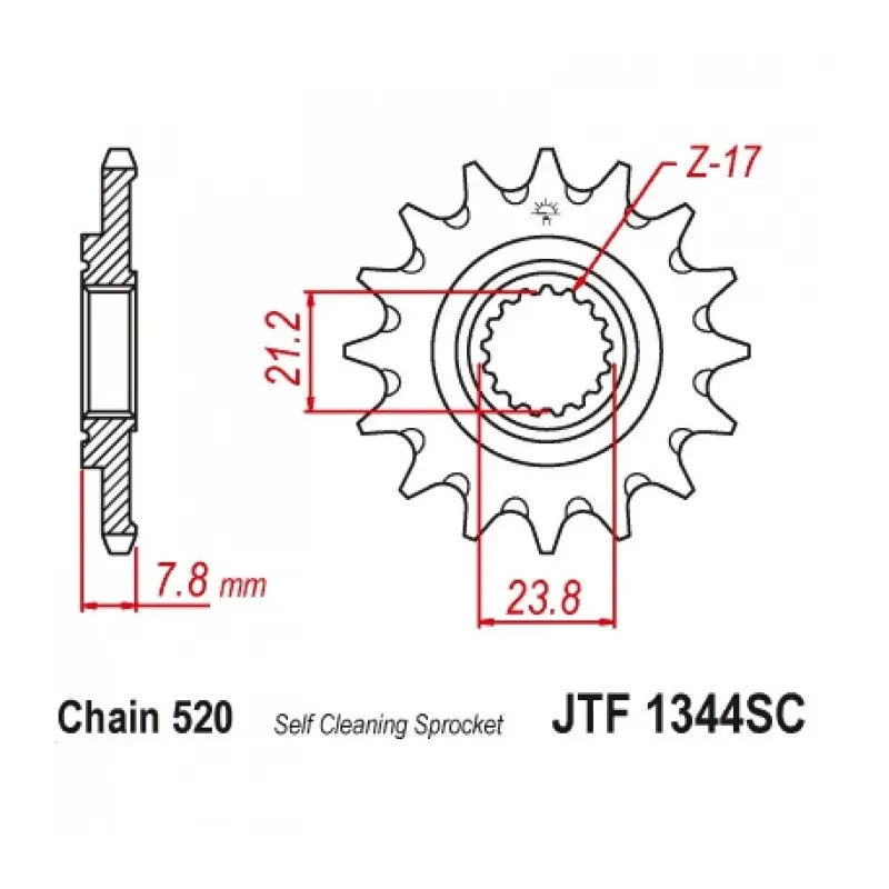 Kit chaine DID 428 NZ KTM 85 SX P.R. 2018-