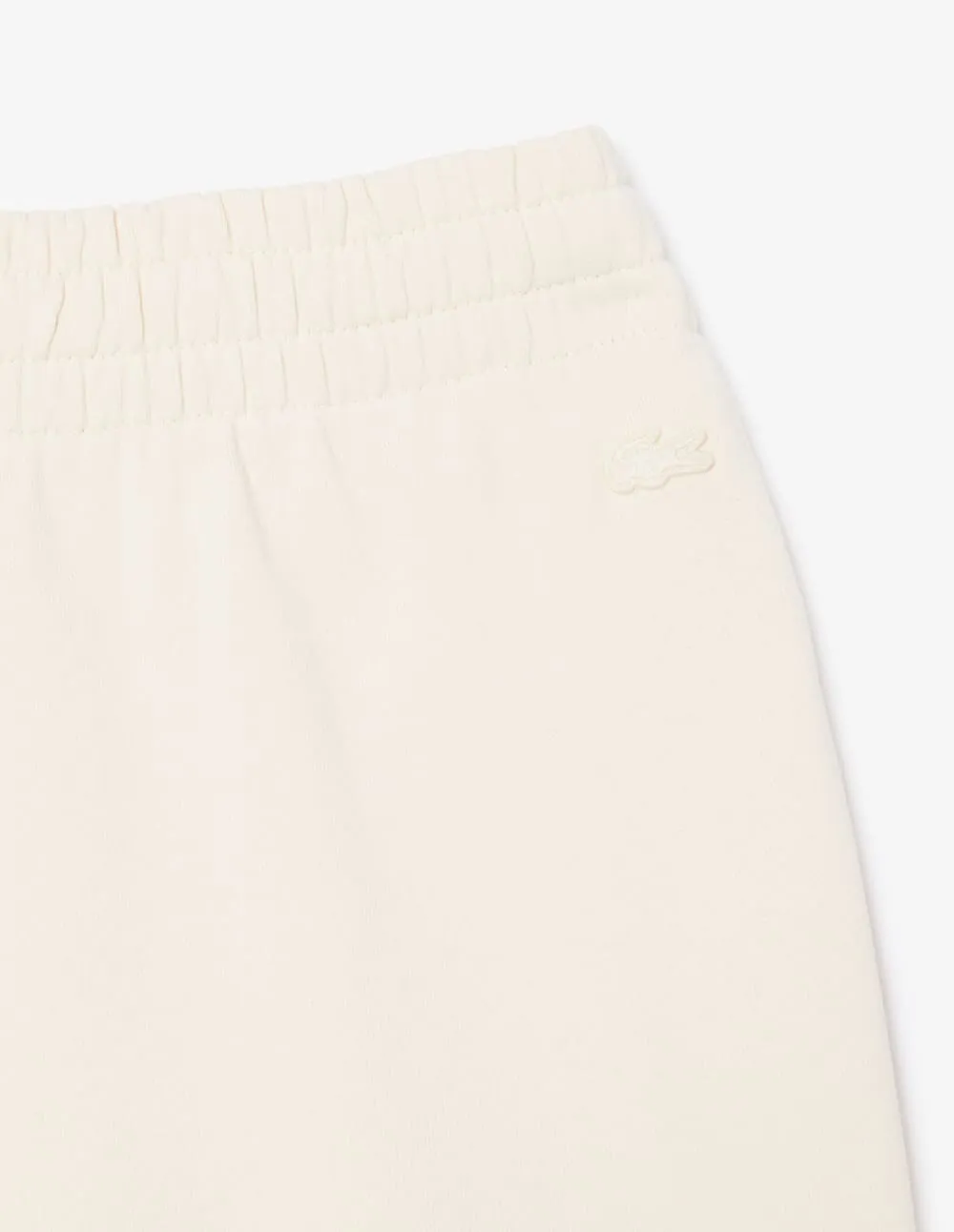 Pantalón de Chándal Lacoste con Insignia Blanco Roto Mujer
