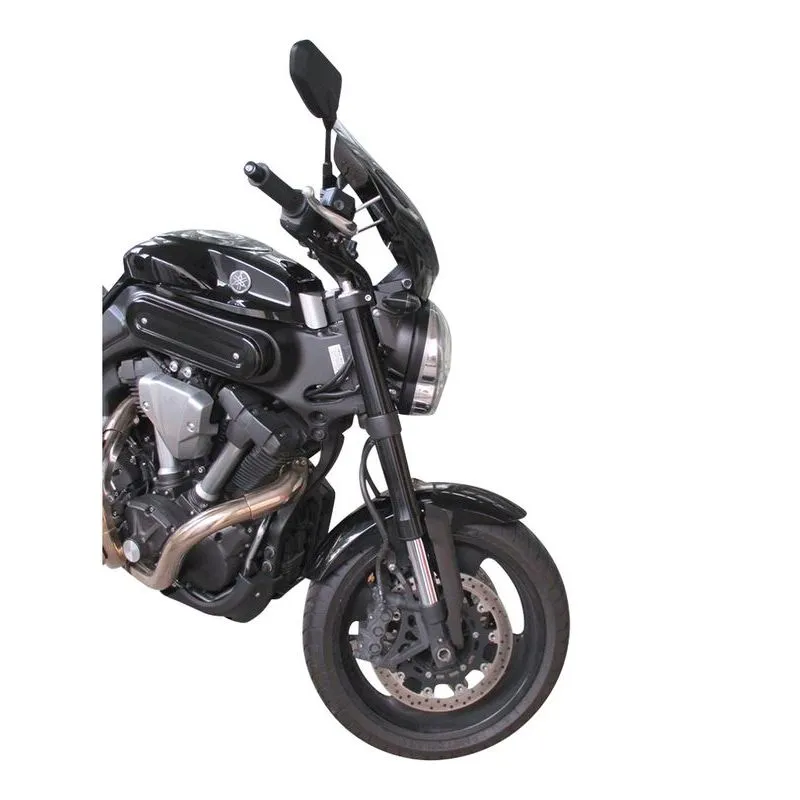 Pare-brise MRA V-Flow "C" noir avec spoiler